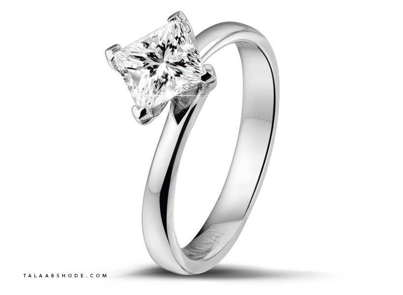 حلقه ازدواج الماس به رنگ H